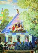 Blue House, Boris Kustodiev